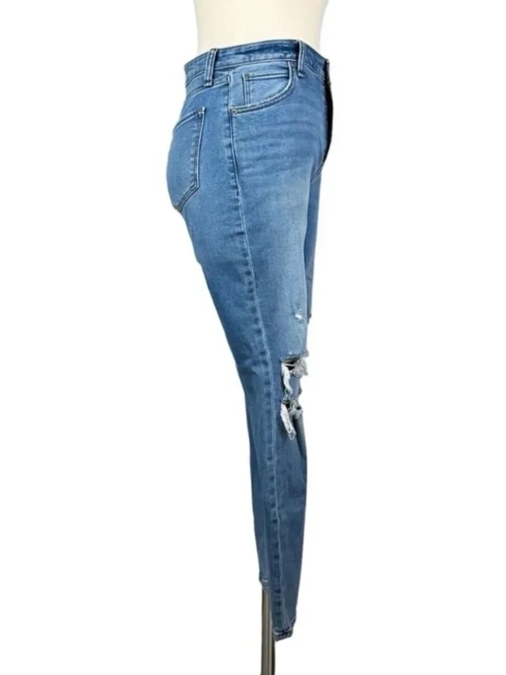Abercrombie Curve Love Ripped Straight Jeans 26/2S